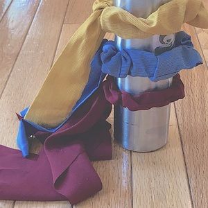 3 pack ribbon scrunchies